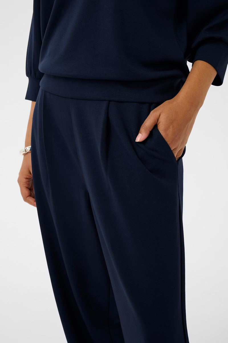 KAFFE KAannie Trousers Midnight Marine
