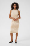 KAFFE KAlizza Striped Slipover Feather Gray/Chalk