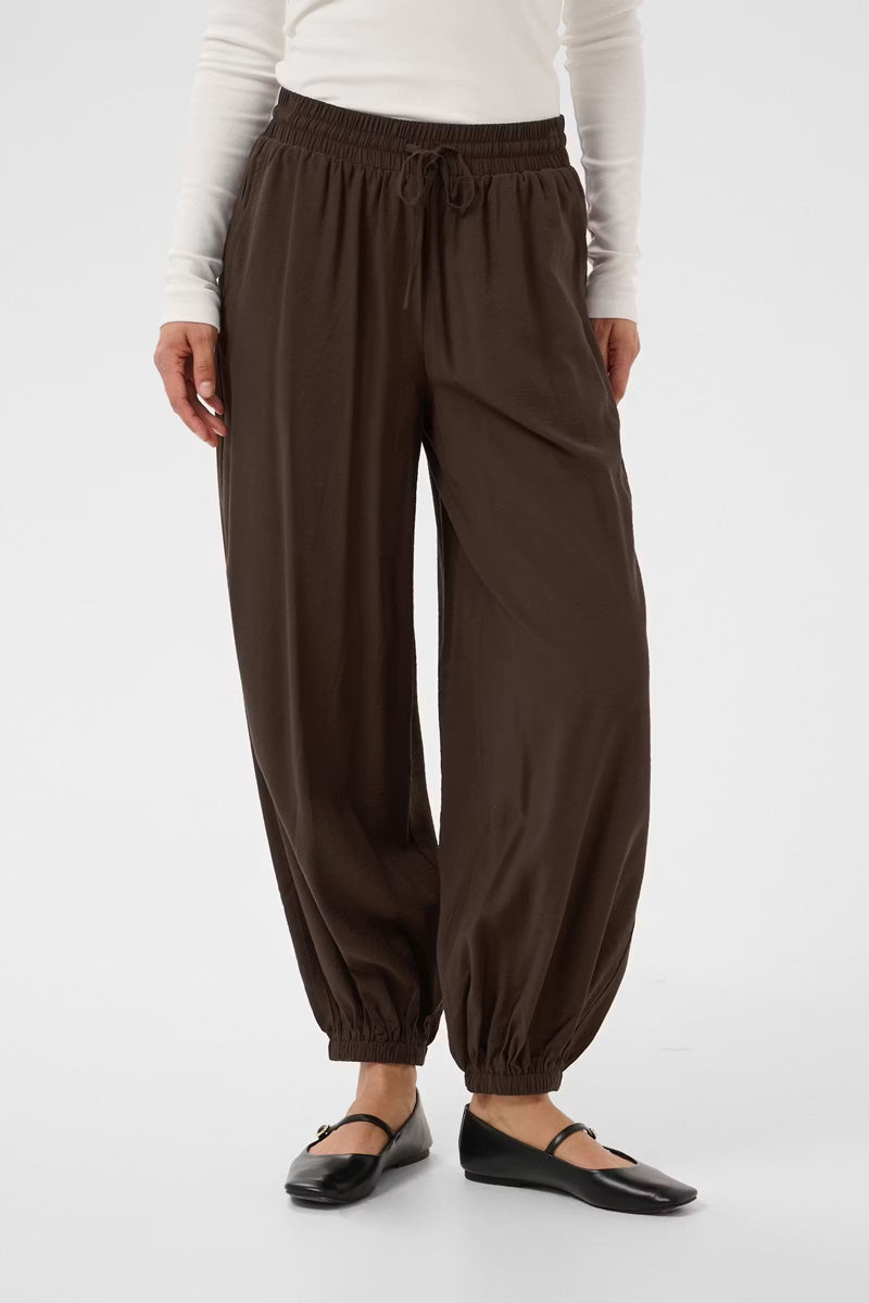 KAFFE KAalberta Trousers-Coffee Bean