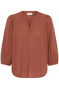 KAFFE KAbea Blouse Henna