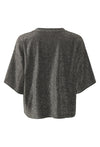 KAFFE KArita Top-Silver Glitter