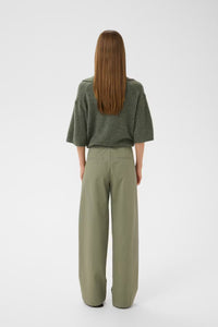 InWear GUNI IW POLO Sweater Mulled Basil Melange