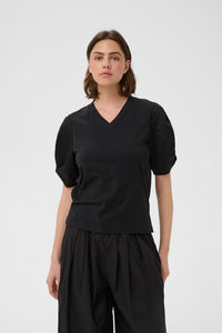 InWear GUDRUN IW V-Neck Tshirt Black