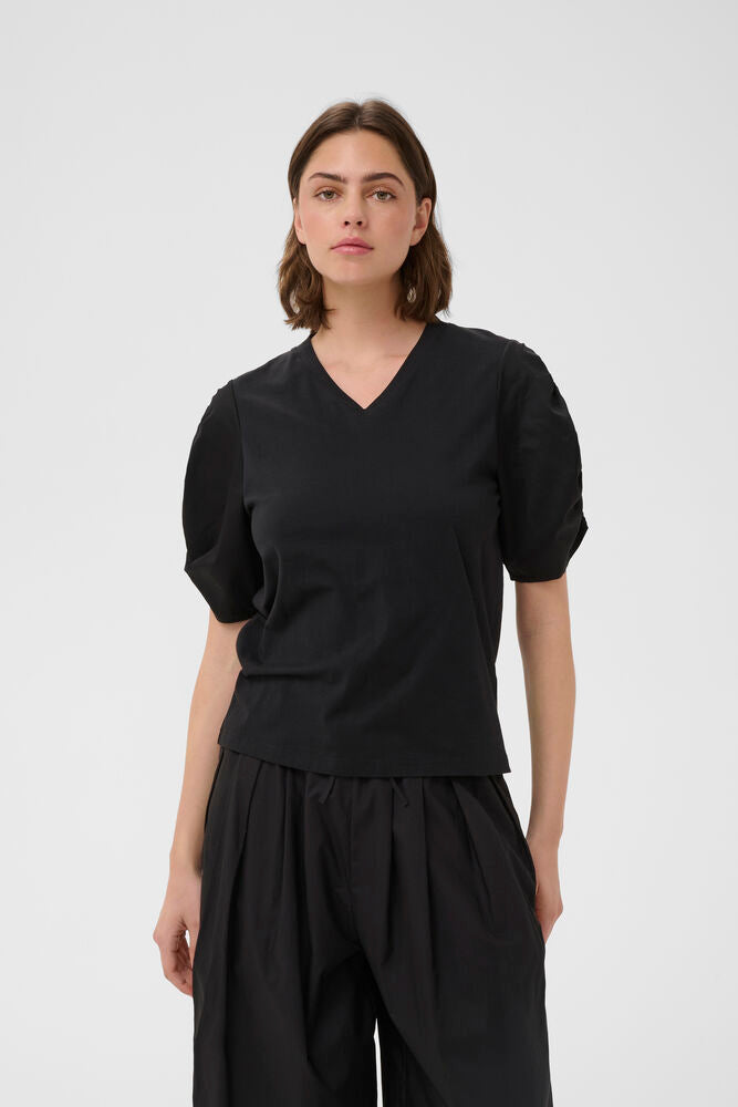 InWear GUDRUN IW V-Neck Tshirt Black