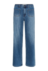 KAFFE KAbrook HW Wide Leg Jeans-30" Drop