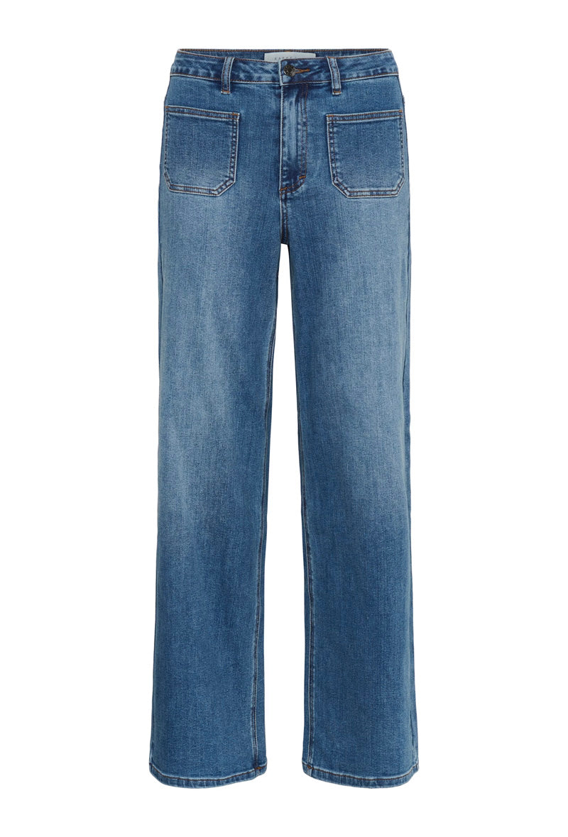 KAFFE KAbrook HW Wide Leg Jeans-30" Drop