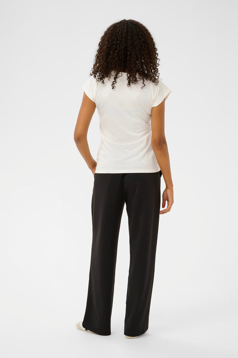 KAFFE KAlise T-Shirt Washed Chalk White