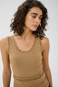 KAFFE KAomi T-Shirt Petrified Oak