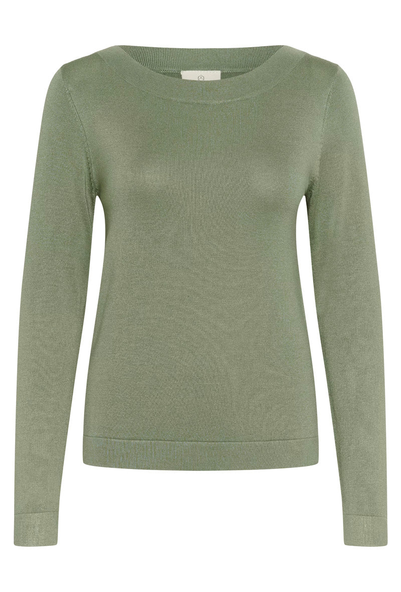 KAFFE KAlizza Boatneck Pullover Sea Spray