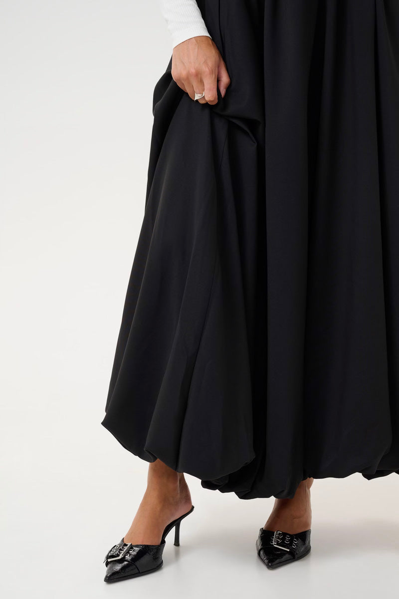KAFFE KAstine Maxi Skirt Black