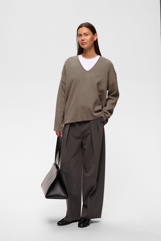 InWear TILDA IW V-Neck Sweater Cinder Melange