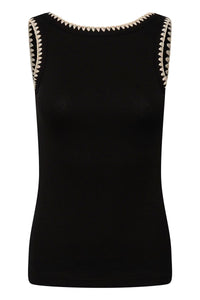 KAFFE KAcarna Tank Top Black