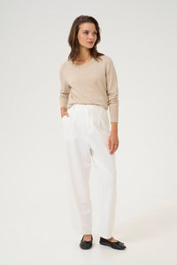 KAFFE KAmerie Pant Chalk White