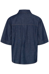 KAFFE KAjade Shirt Dark Blue Chambray