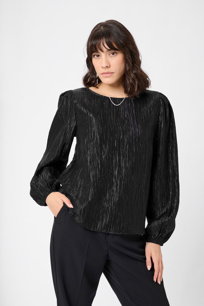 KAFFE KArizz Blouse-Deep Black