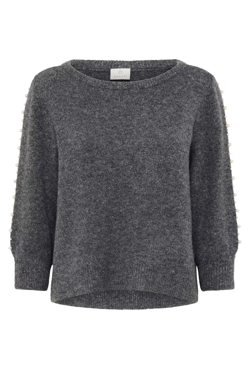 KAFFE KAbetty Pullover Grey Melange