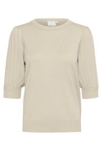 KAFFE KAlone Knit Pullover Feather Gray