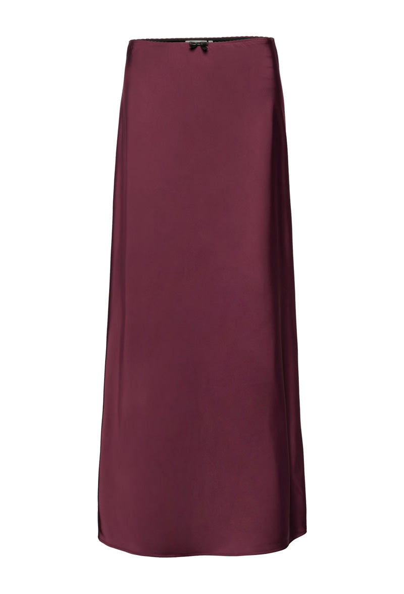 KAFFE KAhill Long Skirt Windsor Wine