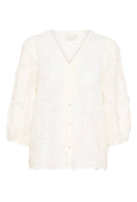 KAFFE KApariva Blouse-Chalk White
