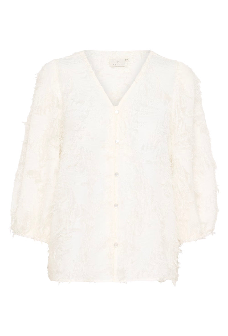 KAFFE KApariva Blouse-Chalk White
