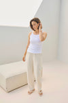 KAFFE KAliny Trousers Light Sand