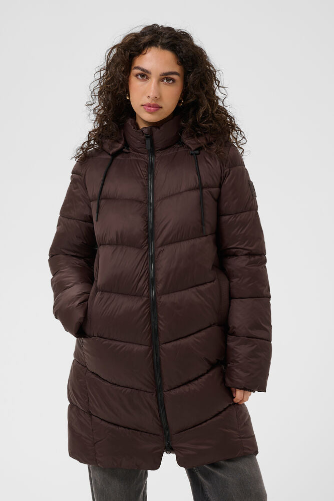 KAFFE KAsusanne Coat-Coffee Bean