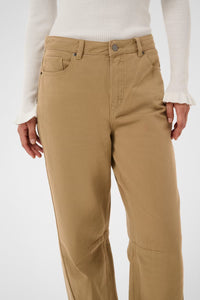 KAFFE KAbrynn Barrel Twill Jeans Washed Petrified Oak