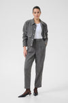 KAFFE KAalba Wide Pants Black Melange