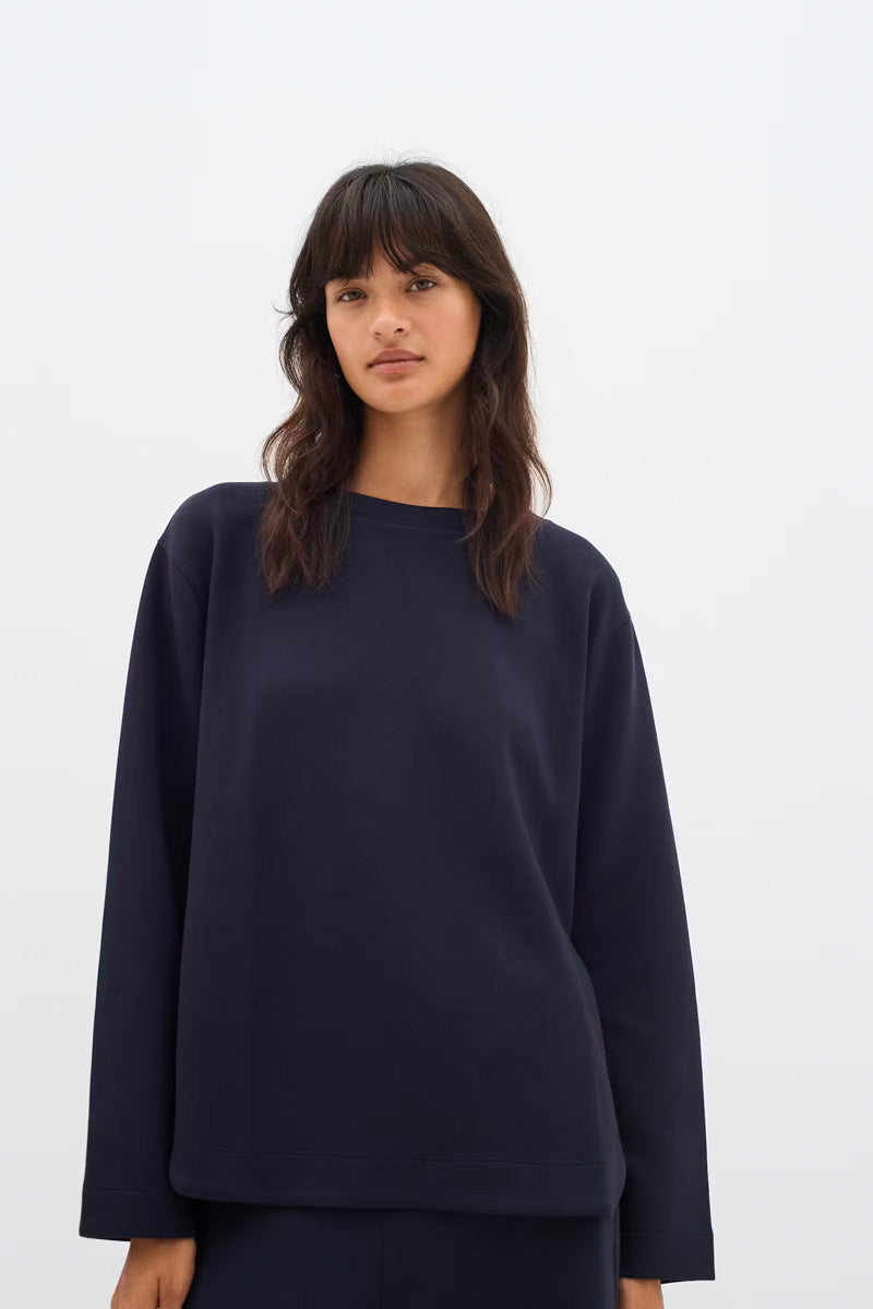 InWear GINCENT Crewneck Sweatshirt Marine Blue