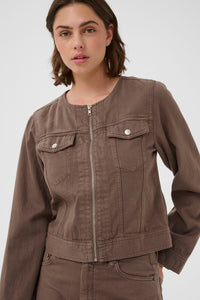 InWear GLADYS IW Denim Jacket Coffee Quartz