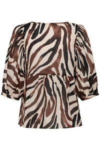 InWear ROSALIE IW Blouse Haze Zebra