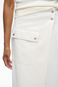 InWear GLADYS IW Denim Wrap Skirt Ecru Melange