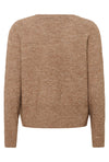 KAFFE KAniel V Neck Pullover Toasted Coconut
