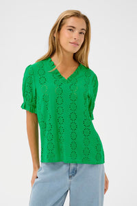 KAFFE KAdona Blouse Bright Green