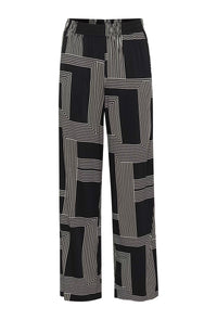 KAFFE KAdonny Trousers-Deep Black