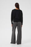 KAFFE KAniel V Neck Pullover Black