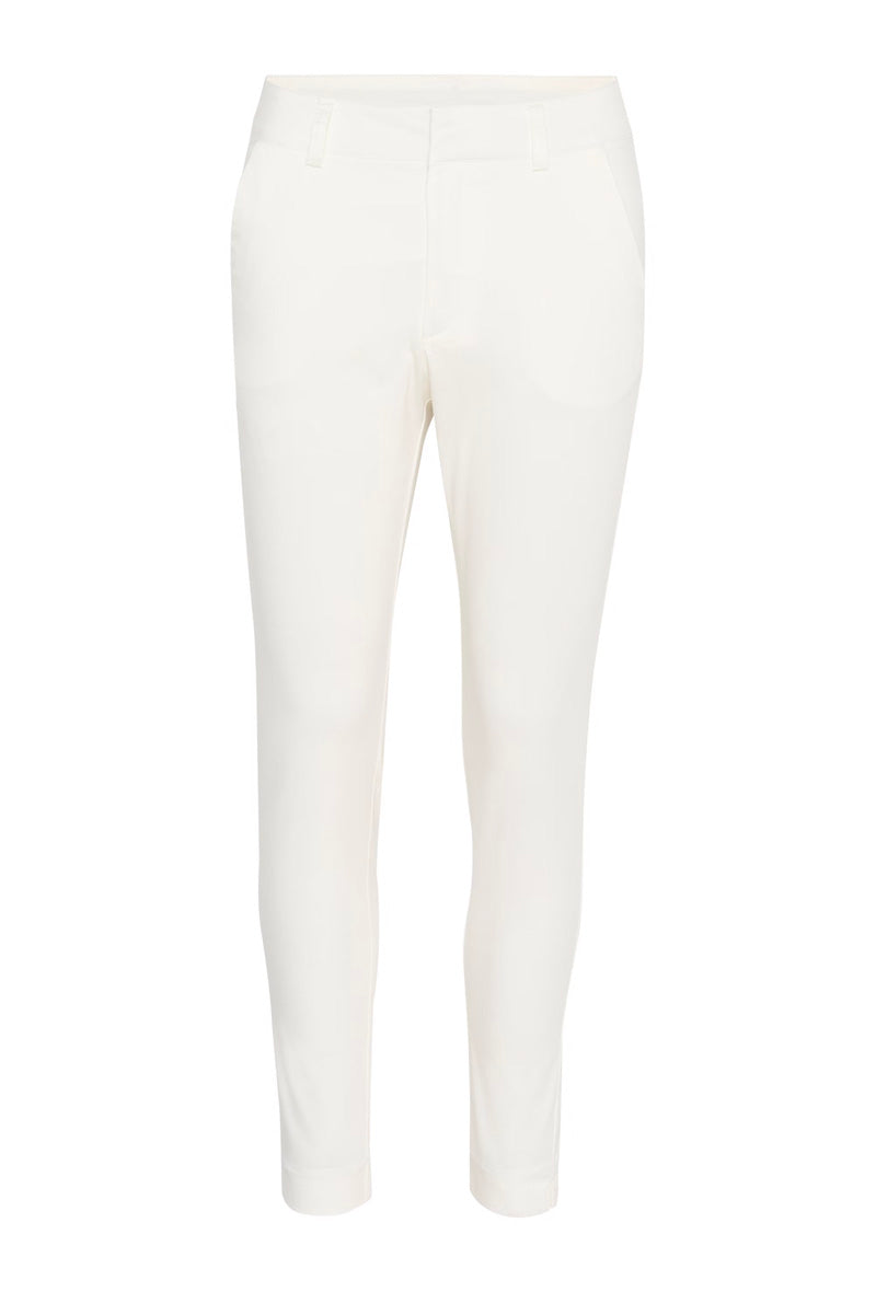 KAFFE KAlea Chino Pant Chalk White