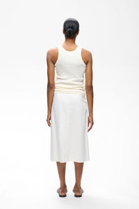 InWear GLADYS IW Denim Wrap Skirt Ecru Melange
