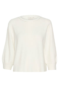 KAFFE KAmerideth Pullover Chalk White