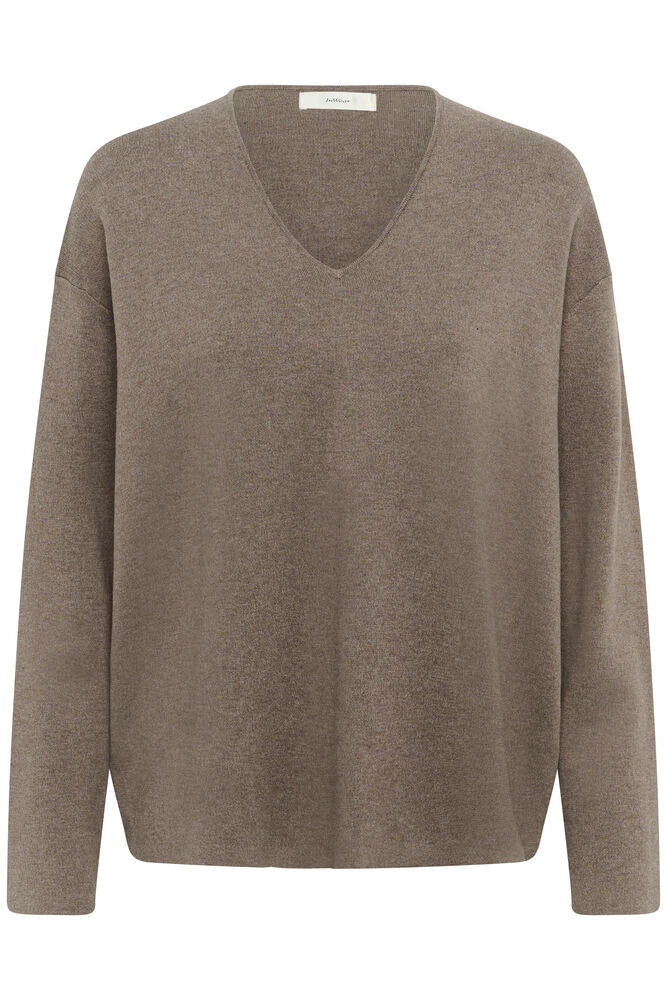 InWear TILDA IW V-Neck Sweater Cinder Melange