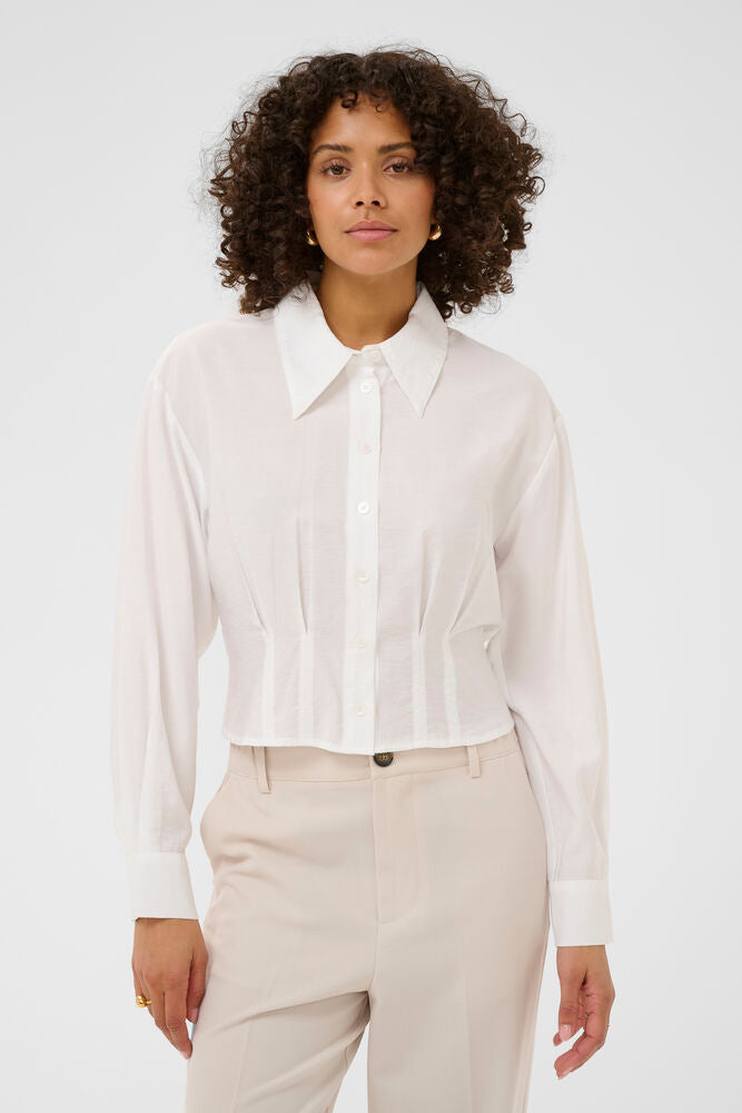 KAFFE KAkendall Shirt-Optical White