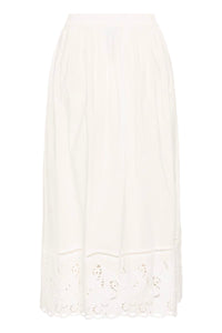 KAFFE KAgertrud Skirt Chalk White