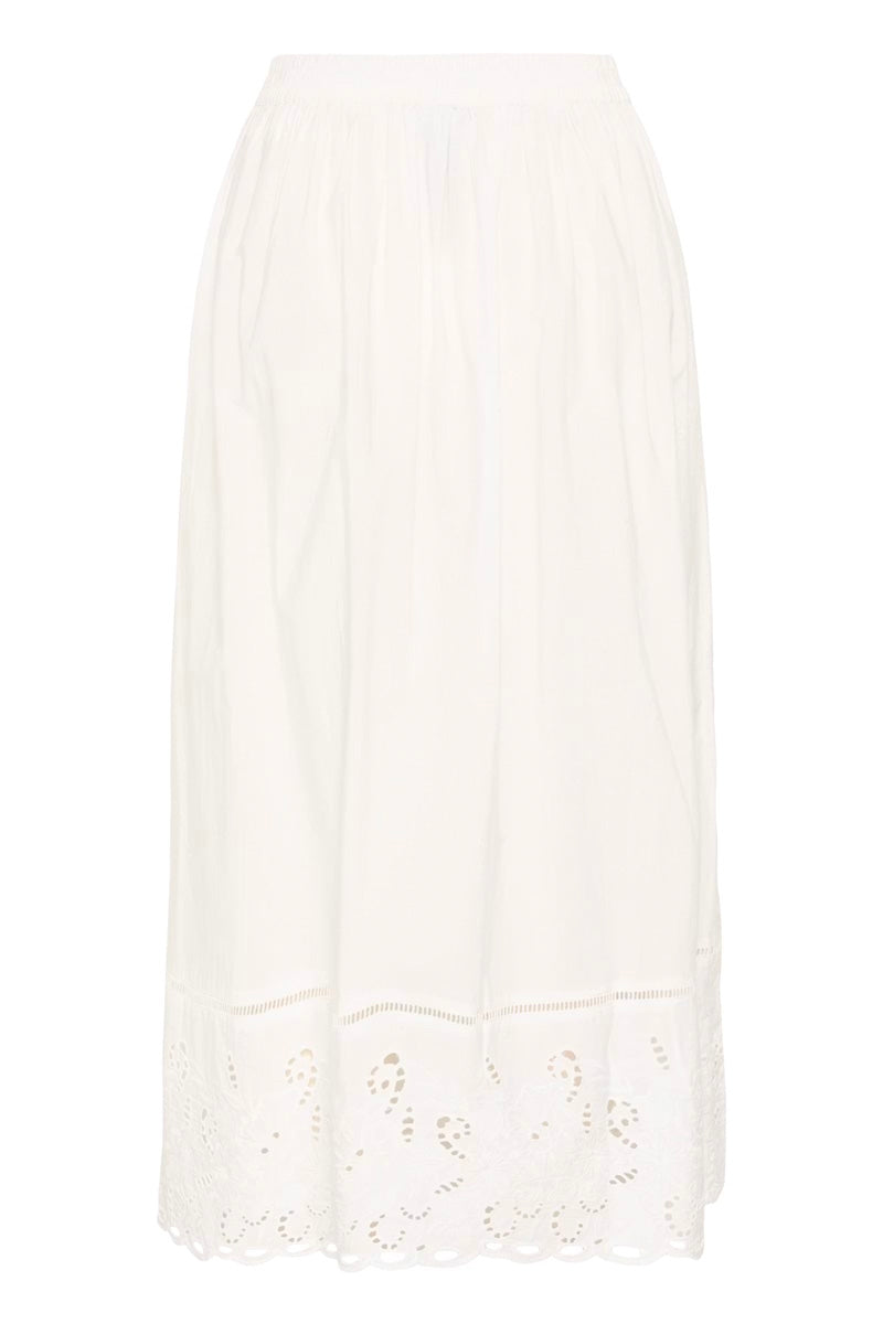 KAFFE KAgertrud Skirt Chalk White