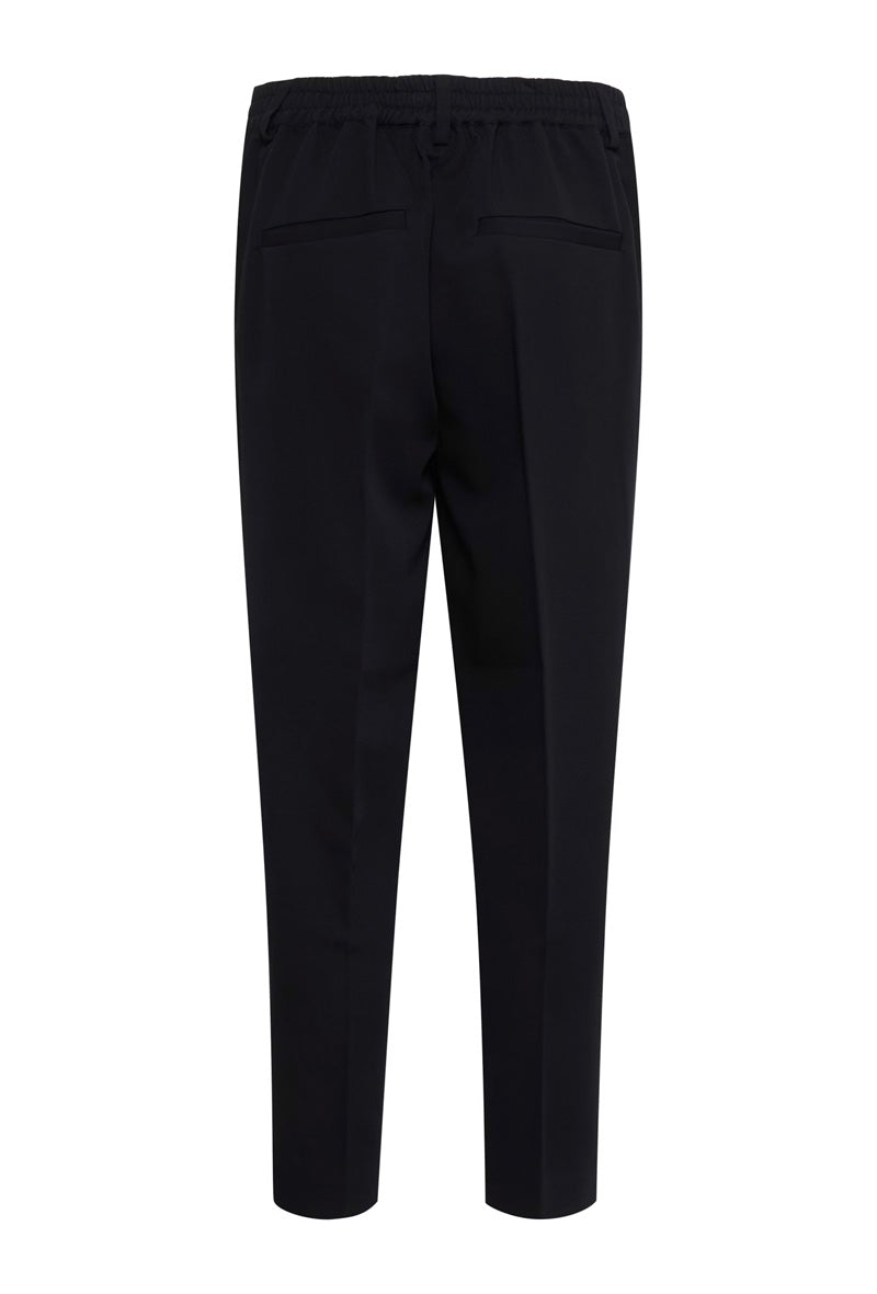 KAFFE KAsakura Cropped Trousers-Black