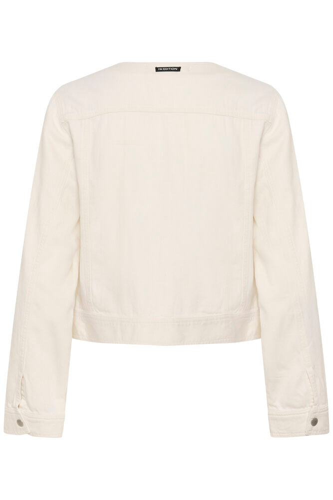 InWear GLADYS IW Denim Jacket Ecru Melange
