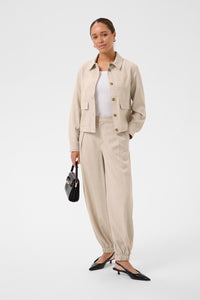 KAFFE KAomila Shirt Jacket Feather Grey