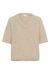 KAFFE KAemilie V-Neck Pullover Feather Gray