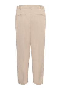 KAFFE KAheather Cropped Trousers-Feather Grey