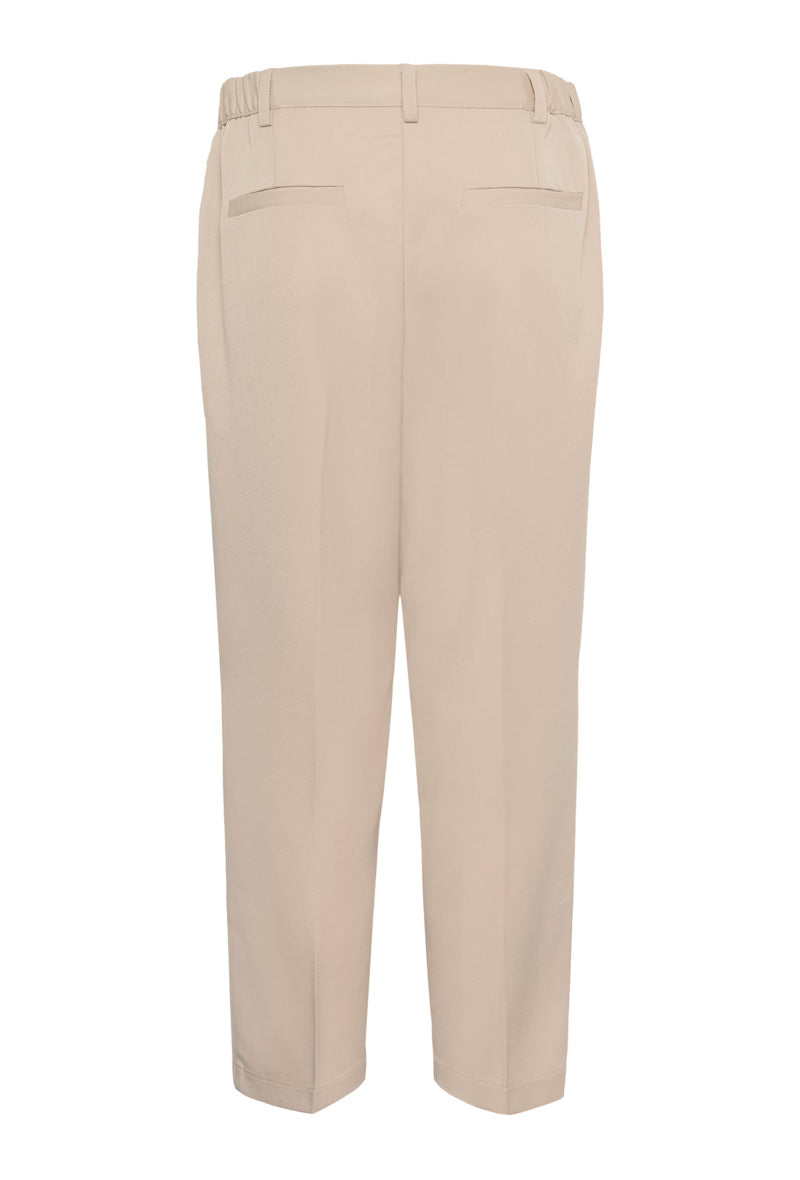 KAFFE KAheather Cropped Trousers-Feather Grey