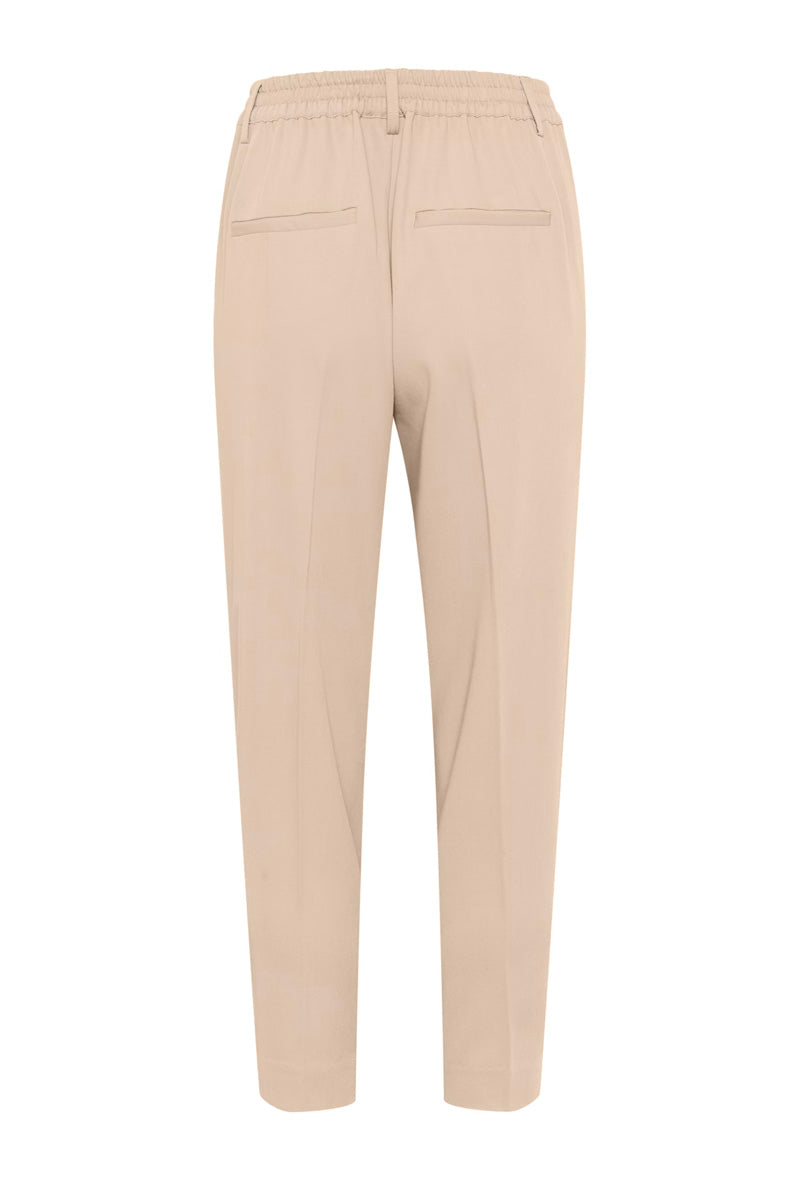 KAFFE KAsakura Cropped Trousers Feather Grey Melange